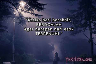 kata kata selamat malam kristen