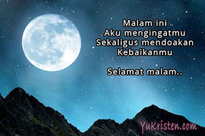 ucapan rohani malam hari
