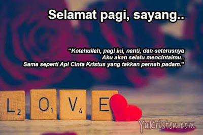 ucapan selamat pagi kristen buat pacar