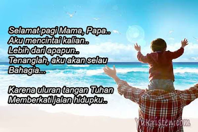 ucapan selamat pagi katolik untuk kedua orang tua