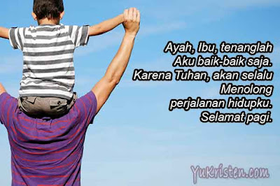 ucapans selamat pagi kristen untuk orang tua
