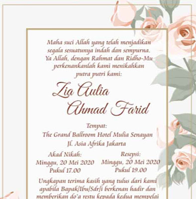 contoh undangan pernikahan kristen 7